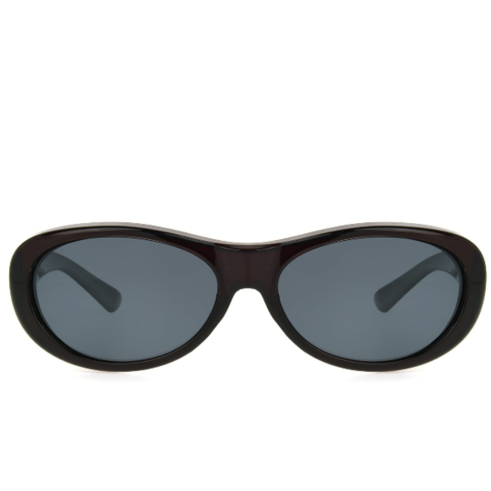 Solar Shield Dioptics Rectangle Wine Sunglasses - Picture 2 of 9